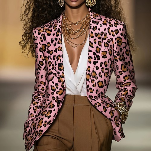 Women pink leopard - women's,