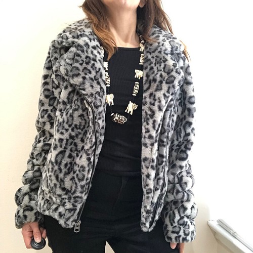 Lucky brand leopard grey print - lucky,